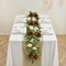 Artificial Rose Garlands Rose Vines Leaves Banners Hanging Floral Garland(Burnt Orange)